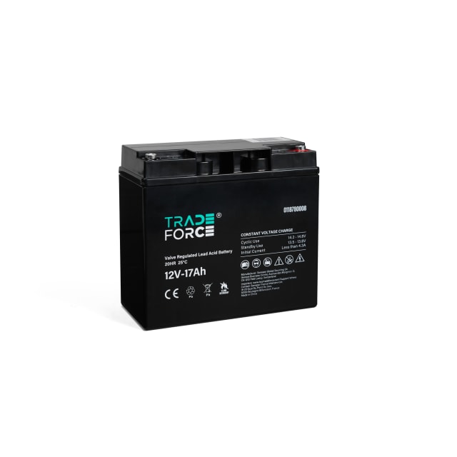 TRADEFORCE - 12V 17Ah 20HR batterie au plomb-acide étanche
