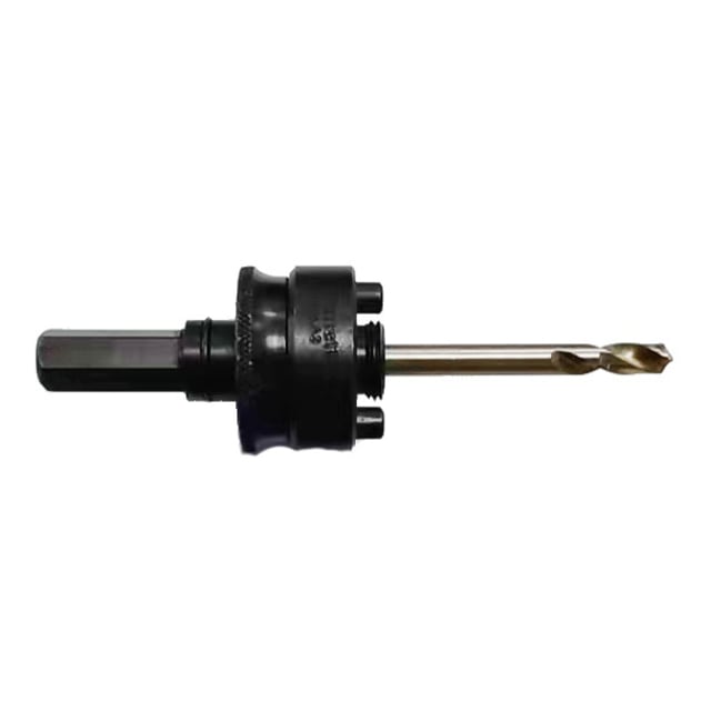 Arbre pour scie cloche TRADEFORCE détail produit Arbre pour scie cloche 32-210 mm avec foret HSS, configuration visible