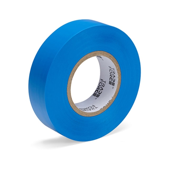 TRADEFORCE - Ruban isolant électrique 19mm x 20m bleu - 0001280013