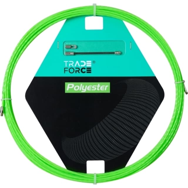 Tire-fil polyester simple brin TRADEFORCE détail produit Tire-fil polyester simple brin 15 m Ø 3 mm vert, configuration visible