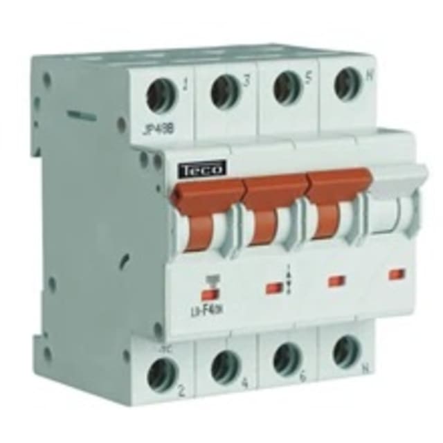 Teco - Disjoncteur Teco 3N 63A 10kA Courbe C - L9C633N
