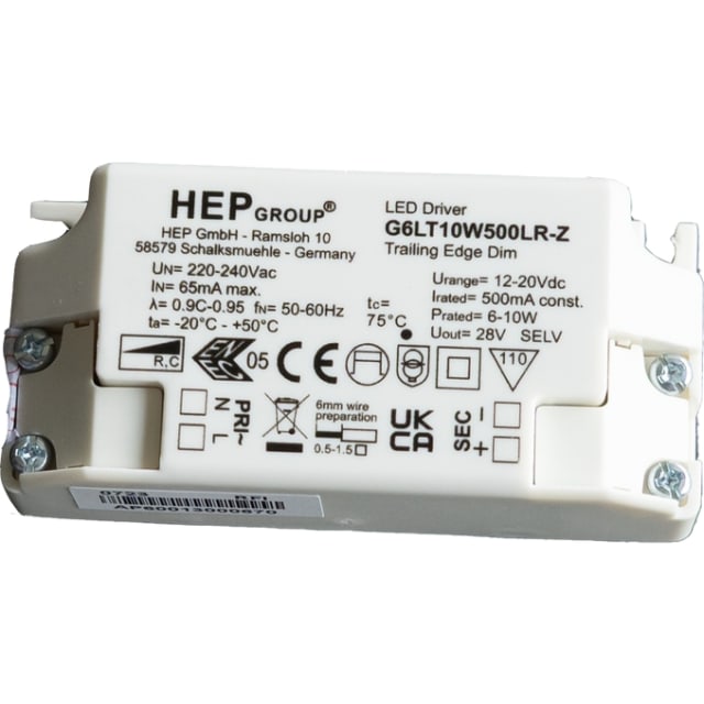 Teco - Driver Phase Dim 500mA 10W: 1 x NAULA - LMTC10W500-Z Teco - Driver Phase Dim 500mA 10W: 1 x NAULA - LMTC10W500-Z