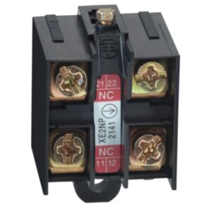 Bloc contact interrupteur de position, configuration visible