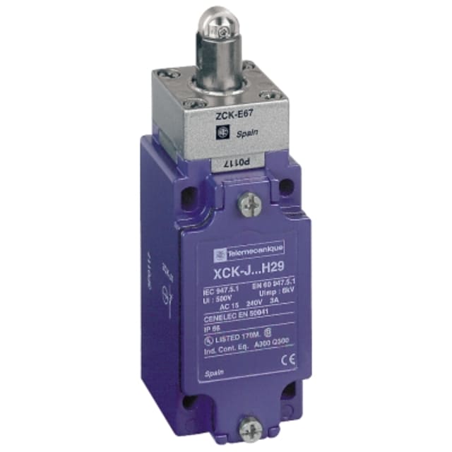 Telemecanique Sensors - interrupteur de position XCK-J - poussoir à galet - 1 O + 1 F - XCKJ167 Telemecanique Sensors - interrupteur de position XCK-J - poussoir à galet - 1 O + 1 F - XCKJ167