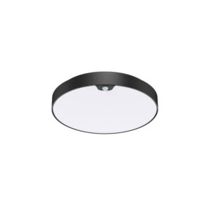 UNI-BRIGHT - MOON Eclipse PIR 300mm 12-25W noir CCT Secours - MNECPIR300BCCTE