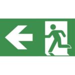 VAN LIEN - Horizon pictogramme ISO 7010 mural sortie de secours gauche - 7TCA091350R0484