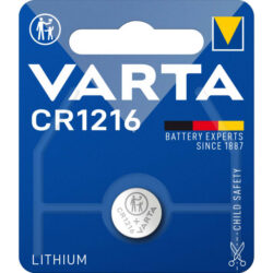 VARTA - Pile bouton LITHIUM - CR1216 - 3V 25mAh - blister 1 pc. - 6216.101.401