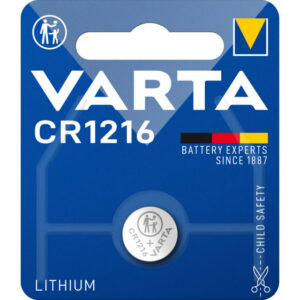VARTA - Pile bouton LITHIUM - CR1216 - 3V 25mAh - blister 1 pc. - 6216.101.401