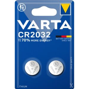 VARTA - Pile bouton LITHIUM - CR2032 - 3V - blister 2 pcs. - 6032.101.402