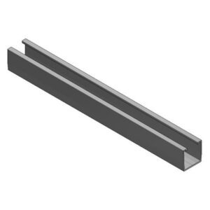 Van der Valk - Profil trapézoïdal en aluminium L=2240 mm EPDM - 72692240
