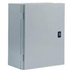 Détails visibles de Armoire polyester extérieure IP66 IK08 rail DIN 108 pour Armoires étanches