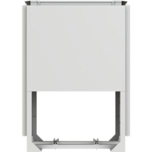 Armoire trottoir polyester DIN0 900x676x541, configuration visible