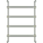 Vynckier (ABB) - Châssis montage ARIA 75 pour 4x22 modules 88M distribution modulaire acier - 4TBA831086C0100