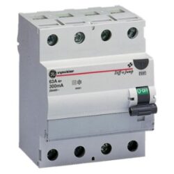 Détails visibles de Interrupteur différentiel type A 4P 63A 300mA pour Interrupteurs différentiels