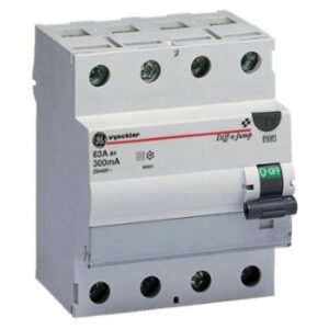 Détails visibles de Interrupteur différentiel type A 4P 63A 300mA pour Interrupteurs différentiels
