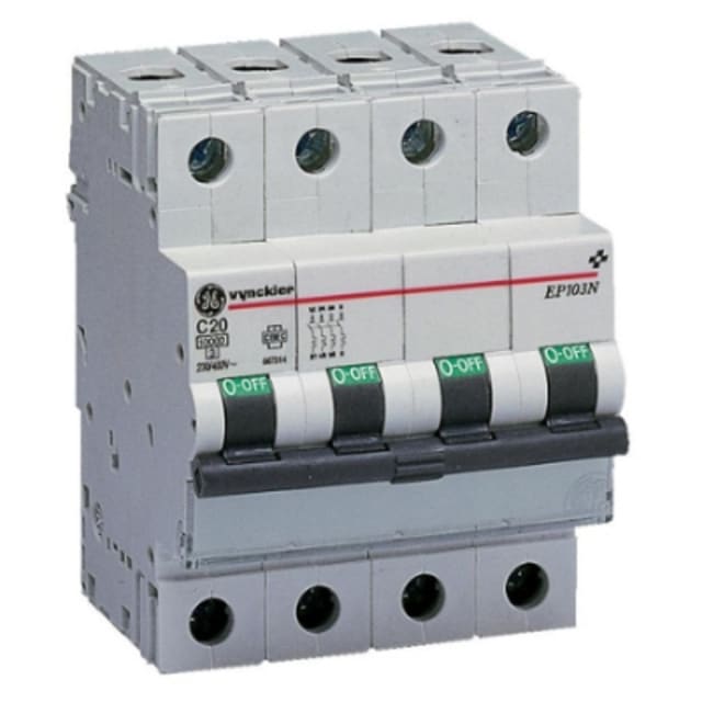 Vynckier (ABB) - EP100 disjoncteur 10kA 3P+N C 40A - 667317