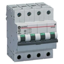 Disjoncteur 3P+N type C 50A 3kA EP30, configuration visible