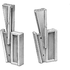 Vynckier (ABB) - Ensemble connexion boîtes compteurs 25S60 plastique couplage modulaire - 4TBM602008C0200