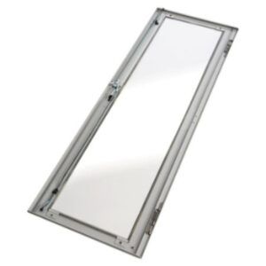 Détails visibles de Porte transparente QuiXtra 630 36 modules 12 rangées pour Portes et plastrons pour coffrets