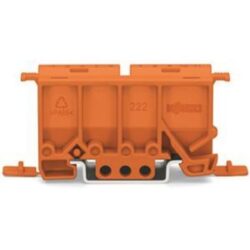 WAGO - Adaptateur de fixation pour bornes pour boîtes de dérivation 2 pôles - 5 pôles - 222-500