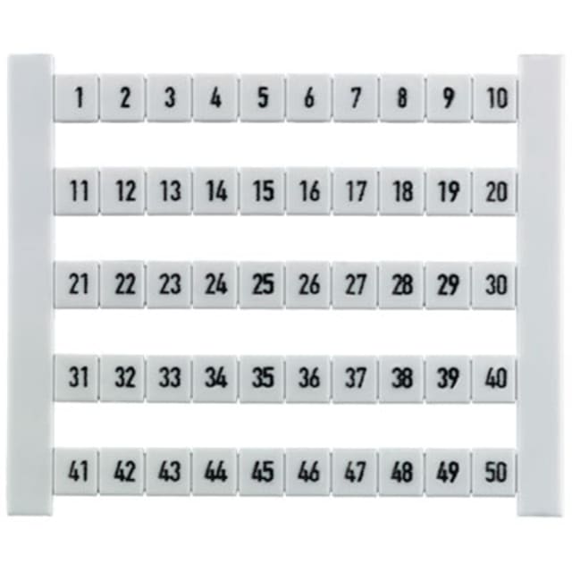 WEIDMUELLER - Repérage de bornes DEK 6 FW 1-50 - 0468660001