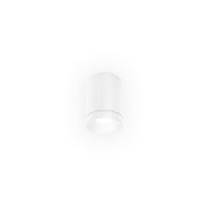 Détails visibles de Plafonnier LED saillie blanc mat IP65 3000K 11W CRI90 pour Spots en saillie