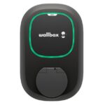 Wallbox - Pulsar Max Socket EU 22kW w/shutter / Type2/ Noir / 2% +Weld.Prot. +3P ecoSmart - PLP4-W-2-4-9-002