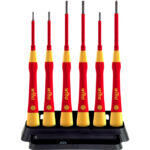 Wiha - Jeu de tournevis de précision PicoFinish electric Fente/Phillips 7 pcs + étui - 42989