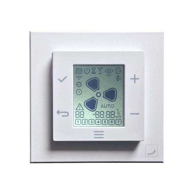 ZEHNDER - ZEHNDER EVO Sense - Télécommande sans fil avec écran LCD - 471100018 ZEHNDER - ZEHNDER EVO Sense - Télécommande sans fil avec écran LCD - 471100018