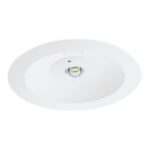 ZEMPER - SPAZIO ROUND A DALI2 280lm P/NP 1h IP42/IK04 BLANC 230V 50Hz BELUX BOITE DERIV - LSR5250LAP