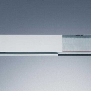 Rail d’éclairage T 2500 blanc, configuration visible