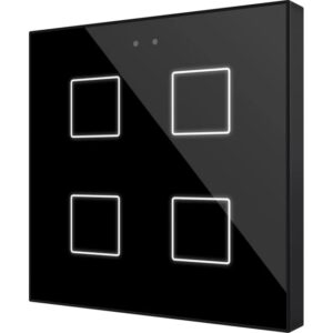 Zennio - Flat RGB 4 (Anthracite) - ZEZVIFR4A