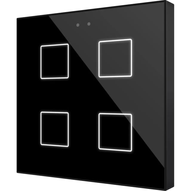 Zennio - Flat RGB 4 (Anthracite) - ZEZVIFR4A Zennio - Flat RGB 4 (Anthracite) - ZEZVIFR4A