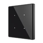 Zennio - Square TMD 4 (Anthracite) - Interrupteur tactile KNX 4P avec température - ZEZVI-SQTMD4-A