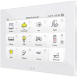 Zennio - Z70 v2 (Blanc) - Écran tactile KNX 7 avec capteur de température - ZEZVIZ70V2W