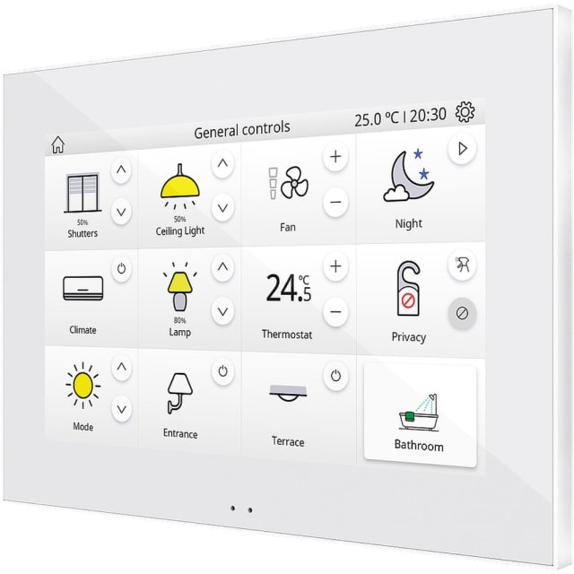 Zennio - Z70 v2 (Blanc) - Écran tactile KNX 7 avec capteur de température - ZEZVIZ70V2W Zennio - Z70 v2 (Blanc) - Écran tactile KNX 7 avec capteur de température - ZEZVIZ70V2W