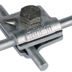 Borne aluminium femelle 8-10 mm, forme et finition du produit visibles