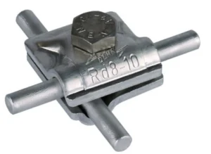 Borne aluminium femelle 8-10 mm, forme et finition du produit visibles