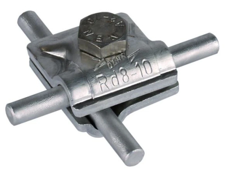 DEHN — vue produit de Borne aluminium femelle 8-10 mm Borne aluminium femelle 8-10 mm, forme et finition du produit visibles