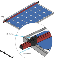 Connecteur de profilé pour montage de panneaux photovoltaïques