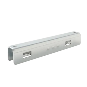 Raccord de rail de montage ClickFit EVO, forme et finition du produit visibles