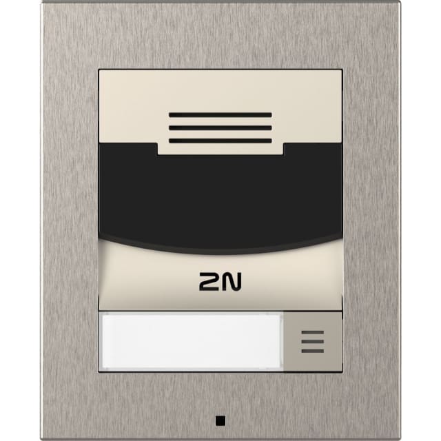 Interphone IP vidéo encastrable 2N détail produit Détails visibles de Interphone IP vidéo encastrable avec caméra pour Platines de rue