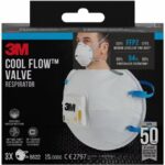 Masque antiparticules FFP2 avec valve 8822, vue complémentaire 1