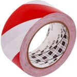 Ruban de signalisation rouge blanc 50 mm x 33 m 767i, en Polyvinylchloride (PVC), vue complémentaire 1