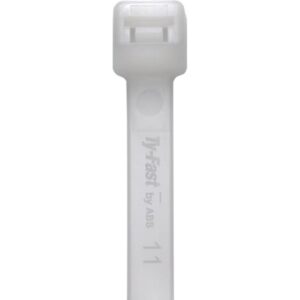 Collier de serrage nylon naturel mm 220N, configuration visible