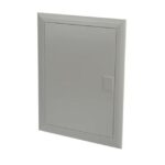 Coffret encastré 24 modules 2 rangées avec porte, finition blanc, vue complémentaire 1