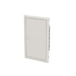 Coffret électrique encastré 3 rangées 36 modules, finition blanc, vue complémentaire 2