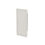 Coffret électrique encastré 5 rangées 60 modules, finition blanc, vue complémentaire 1