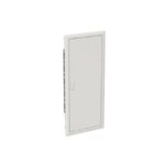 Coffret électrique encastré 5 rangées 60 modules, finition blanc, vue complémentaire 2
