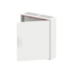 Coffret électrique porte pleine 4 rangées IP44 96 modules, finition blanc, vue complémentaire 1